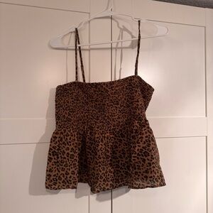 NWOT American Eagle cheetah tank